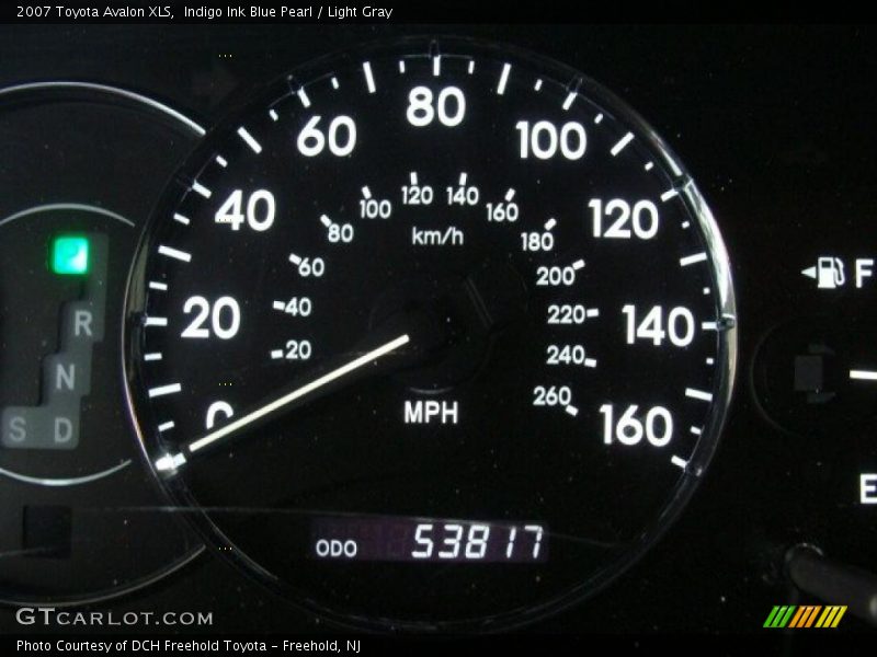 Indigo Ink Blue Pearl / Light Gray 2007 Toyota Avalon XLS