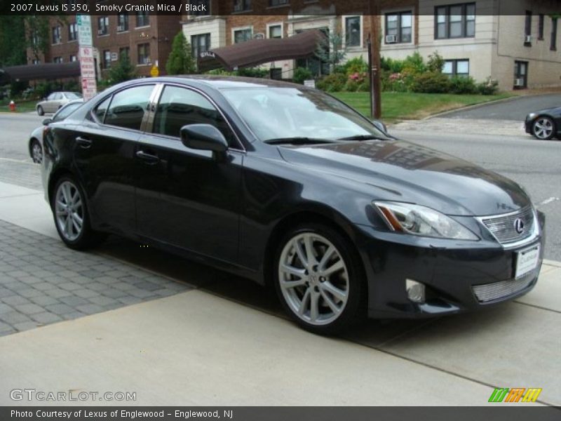 Smoky Granite Mica / Black 2007 Lexus IS 350