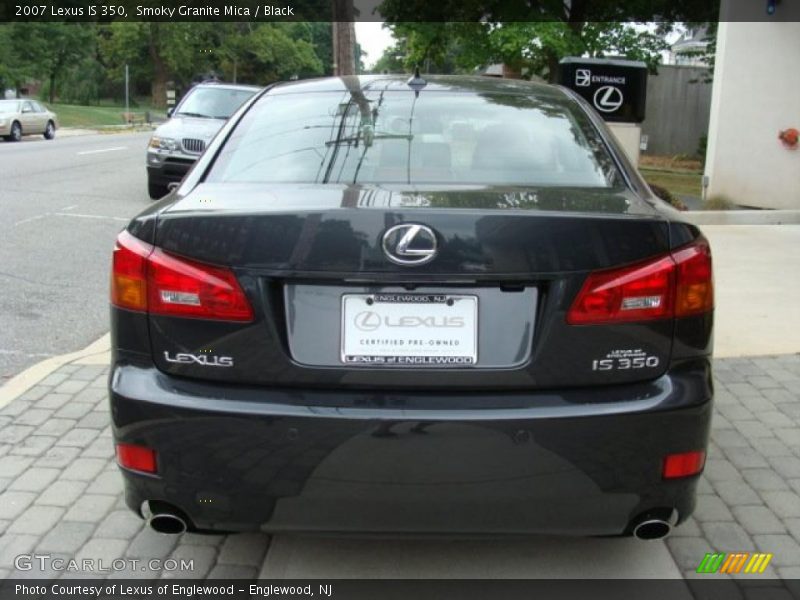 Smoky Granite Mica / Black 2007 Lexus IS 350