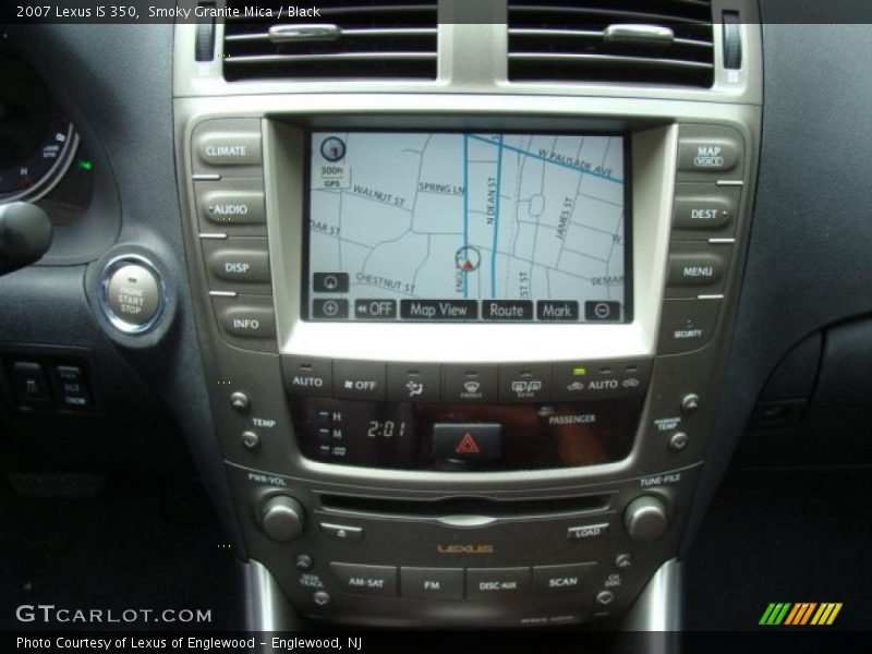 Smoky Granite Mica / Black 2007 Lexus IS 350