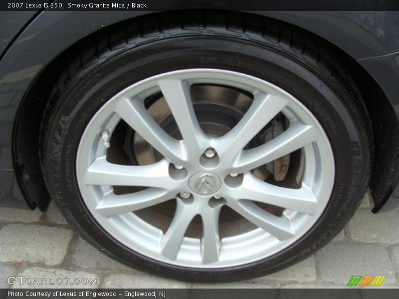 Smoky Granite Mica / Black 2007 Lexus IS 350