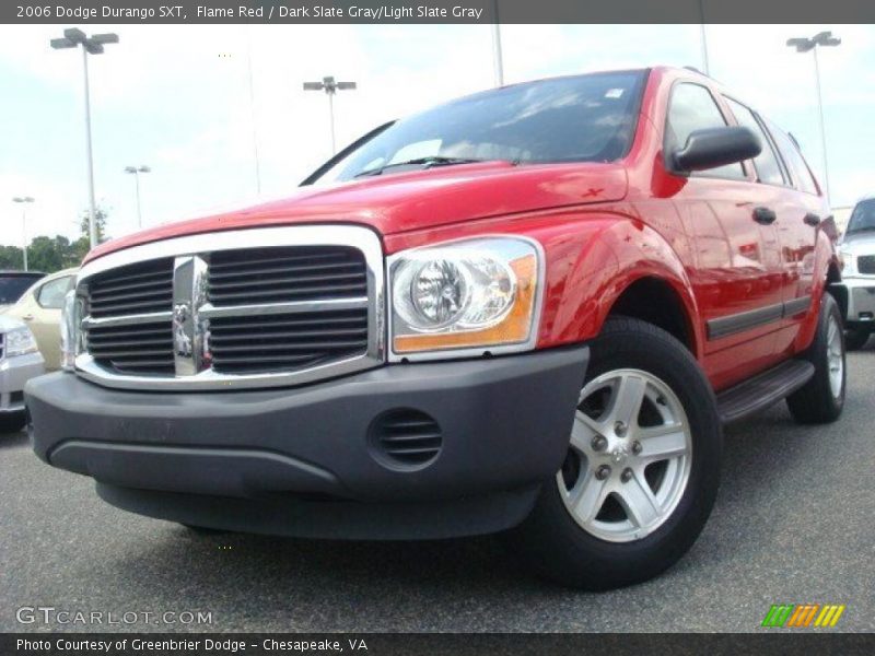 Flame Red / Dark Slate Gray/Light Slate Gray 2006 Dodge Durango SXT
