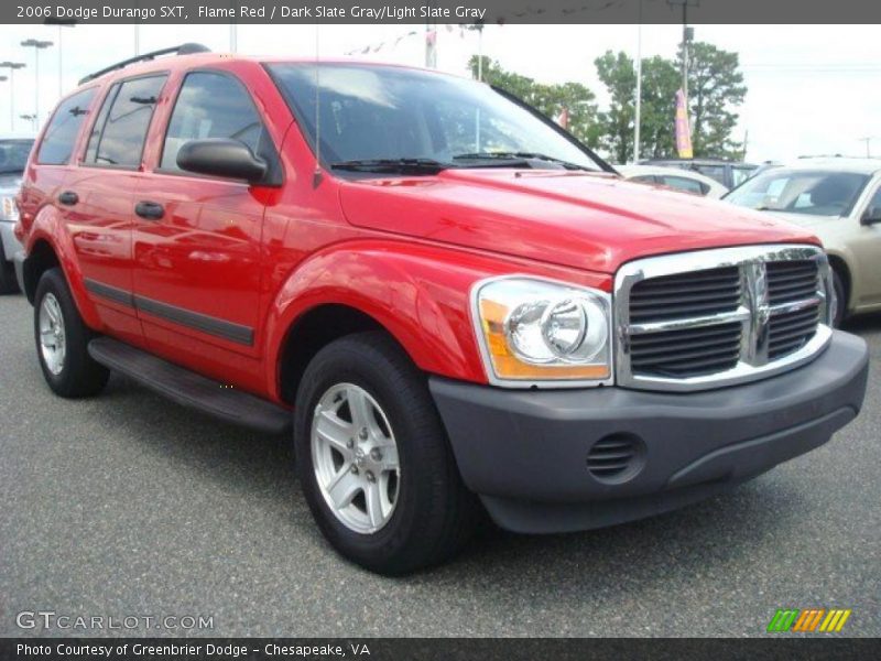 Flame Red / Dark Slate Gray/Light Slate Gray 2006 Dodge Durango SXT