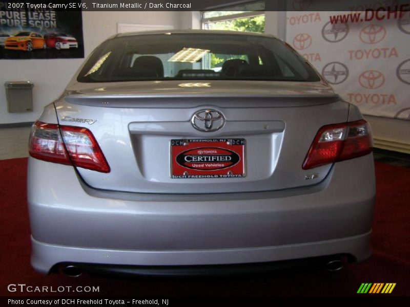 Titanium Metallic / Dark Charcoal 2007 Toyota Camry SE V6