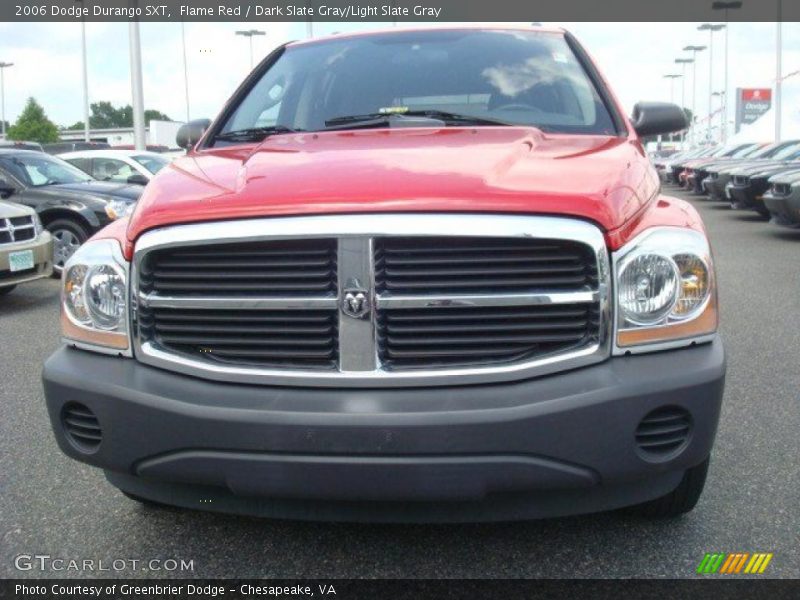 Flame Red / Dark Slate Gray/Light Slate Gray 2006 Dodge Durango SXT