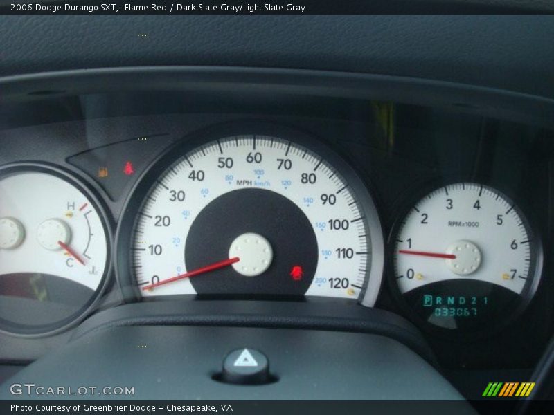 Flame Red / Dark Slate Gray/Light Slate Gray 2006 Dodge Durango SXT