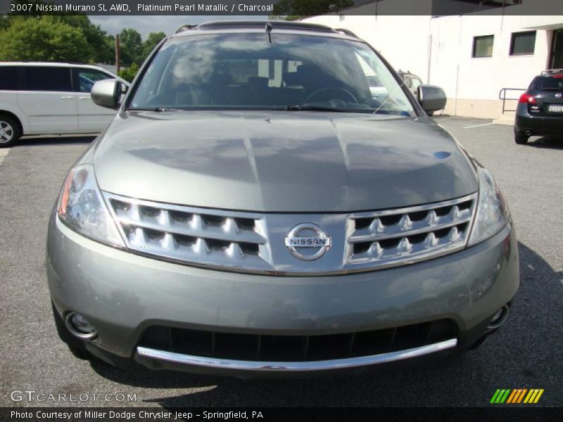 Platinum Pearl Matallic / Charcoal 2007 Nissan Murano SL AWD