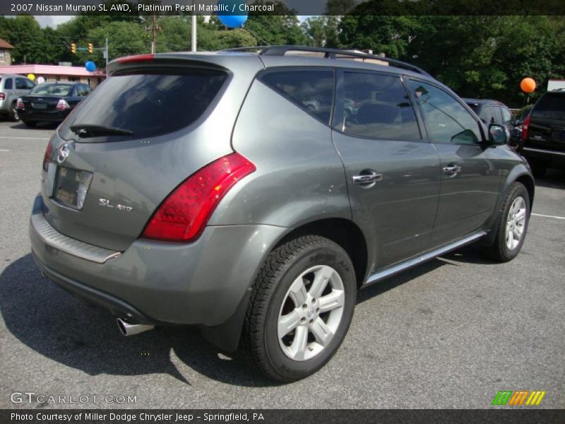 Platinum Pearl Matallic / Charcoal 2007 Nissan Murano SL AWD