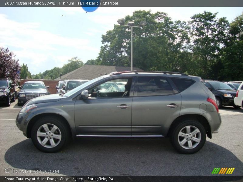 Platinum Pearl Matallic / Charcoal 2007 Nissan Murano SL AWD
