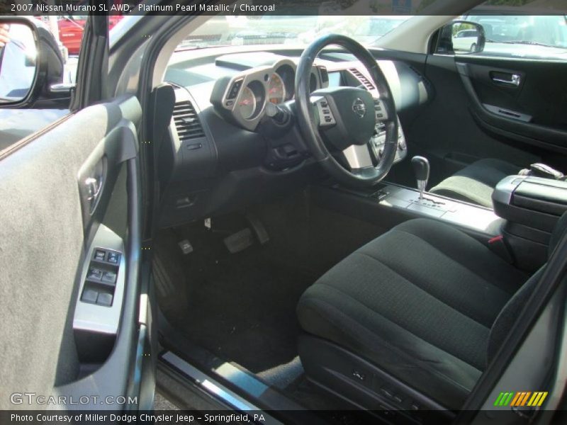 Platinum Pearl Matallic / Charcoal 2007 Nissan Murano SL AWD