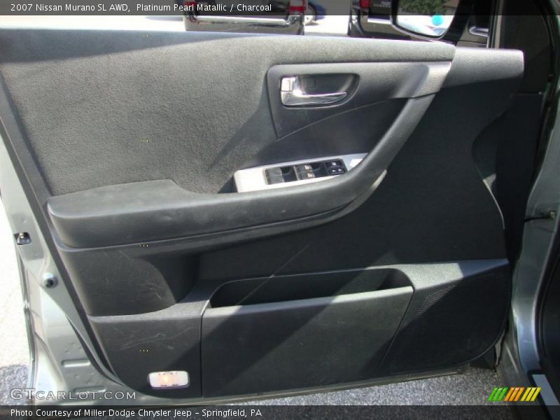 Platinum Pearl Matallic / Charcoal 2007 Nissan Murano SL AWD