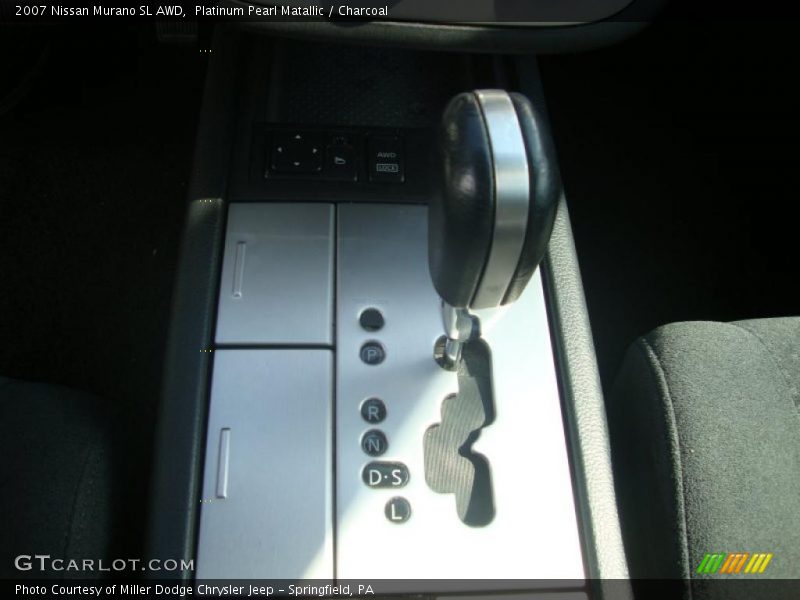 Platinum Pearl Matallic / Charcoal 2007 Nissan Murano SL AWD