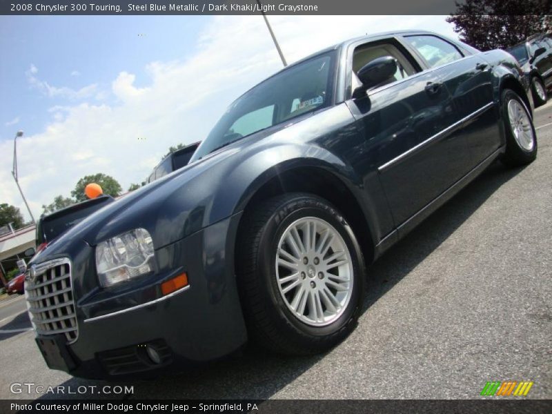 Steel Blue Metallic / Dark Khaki/Light Graystone 2008 Chrysler 300 Touring