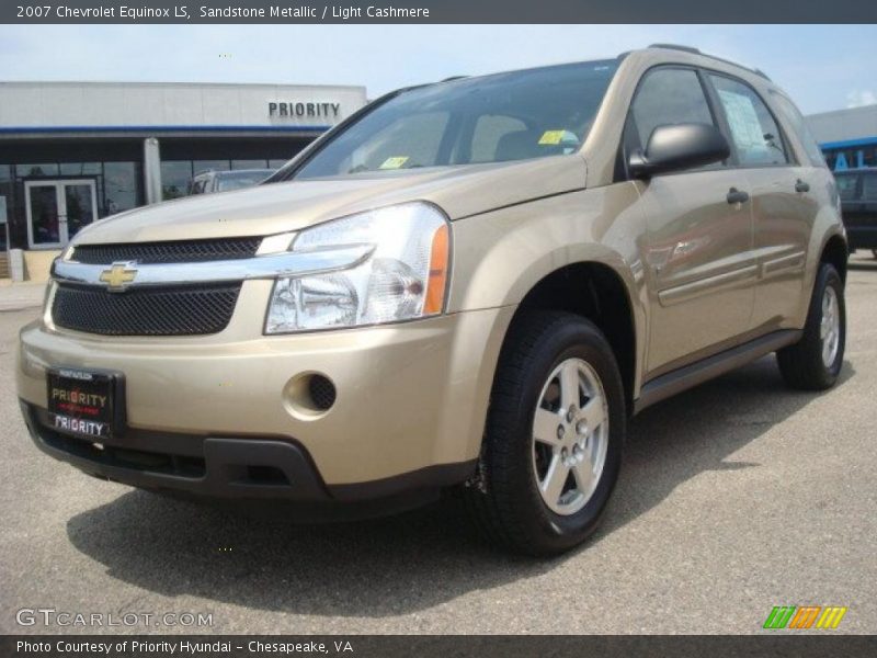 Sandstone Metallic / Light Cashmere 2007 Chevrolet Equinox LS