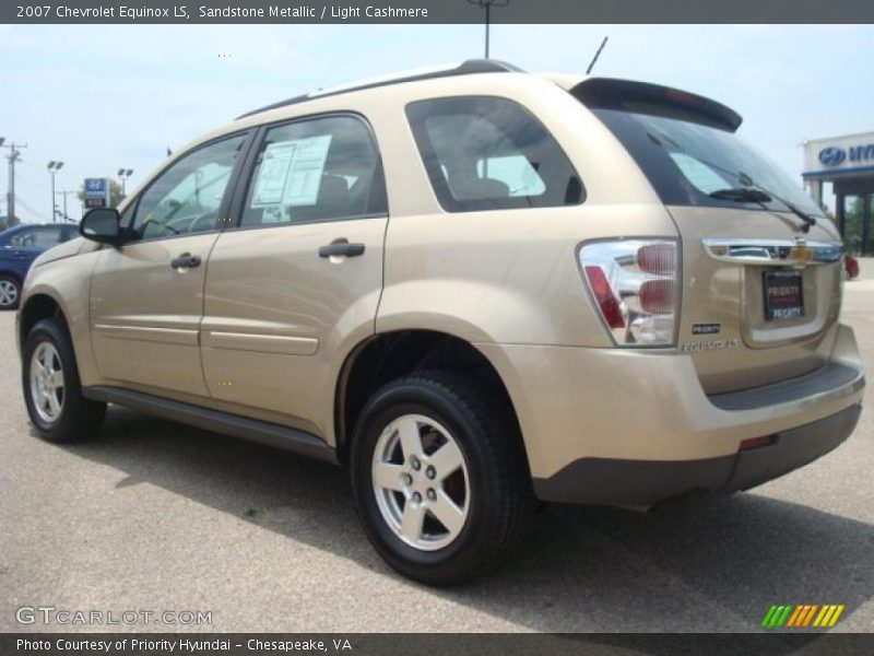 Sandstone Metallic / Light Cashmere 2007 Chevrolet Equinox LS
