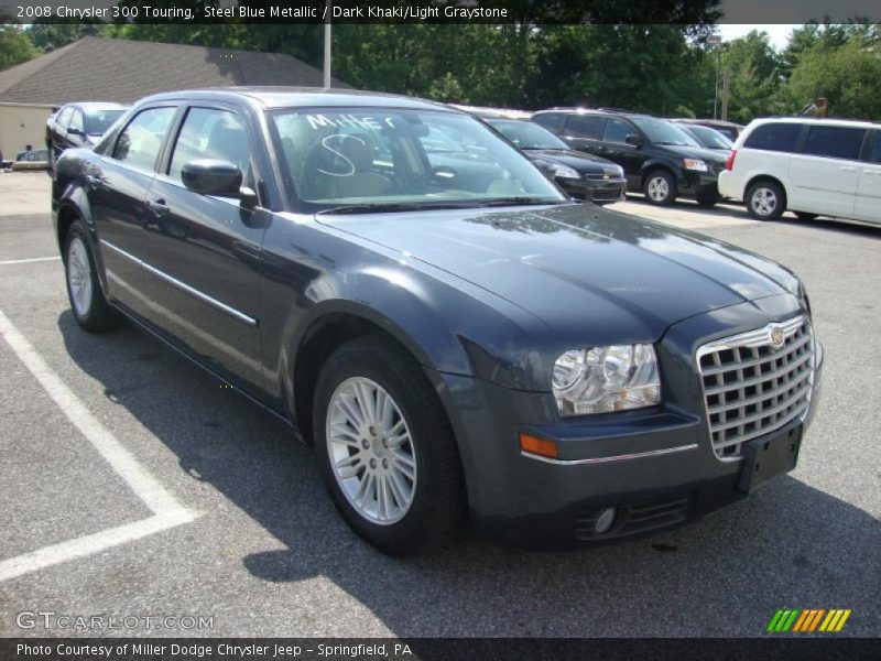 Steel Blue Metallic / Dark Khaki/Light Graystone 2008 Chrysler 300 Touring