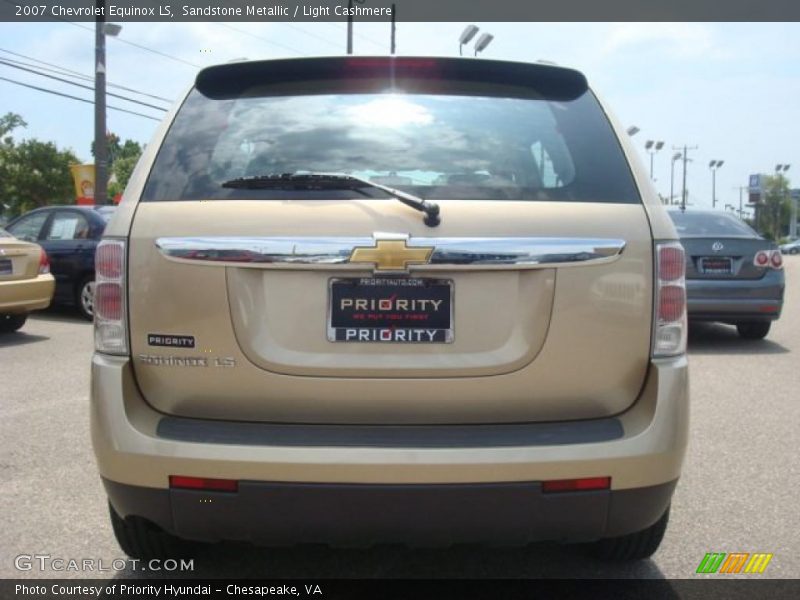 Sandstone Metallic / Light Cashmere 2007 Chevrolet Equinox LS