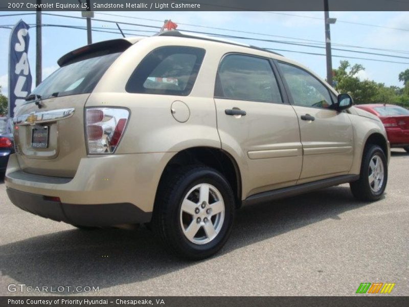 Sandstone Metallic / Light Cashmere 2007 Chevrolet Equinox LS