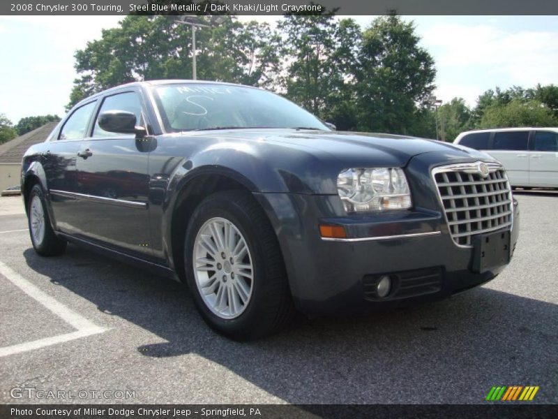 Steel Blue Metallic / Dark Khaki/Light Graystone 2008 Chrysler 300 Touring