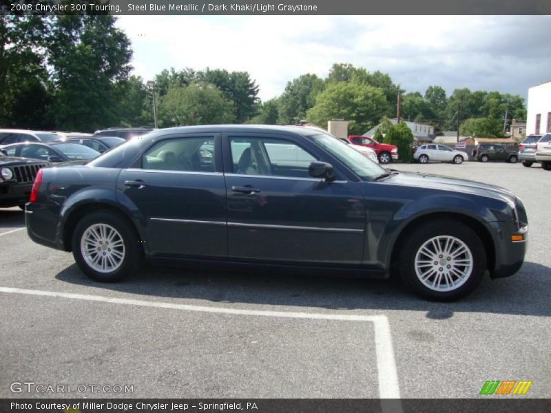 Steel Blue Metallic / Dark Khaki/Light Graystone 2008 Chrysler 300 Touring