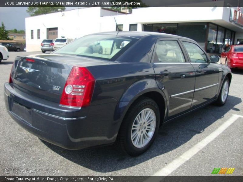 Steel Blue Metallic / Dark Khaki/Light Graystone 2008 Chrysler 300 Touring