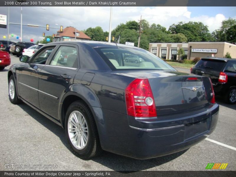 Steel Blue Metallic / Dark Khaki/Light Graystone 2008 Chrysler 300 Touring