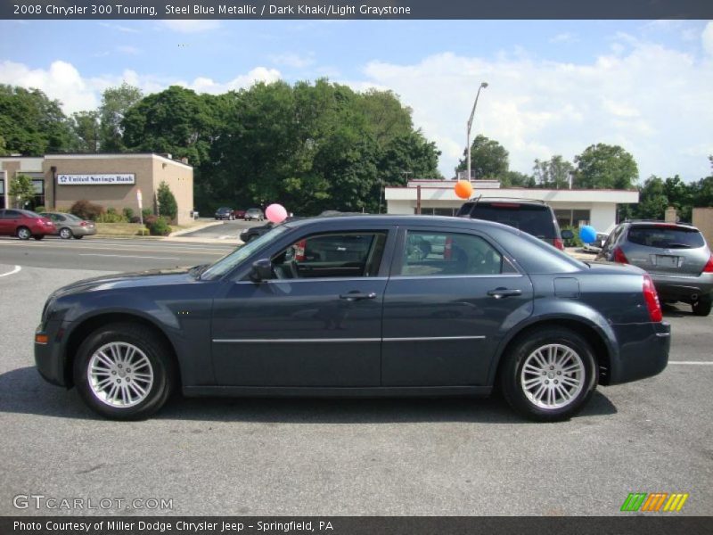Steel Blue Metallic / Dark Khaki/Light Graystone 2008 Chrysler 300 Touring