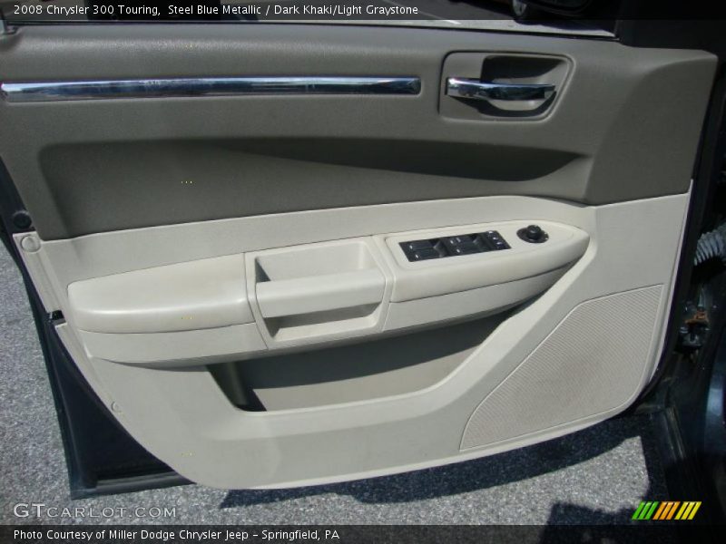 Steel Blue Metallic / Dark Khaki/Light Graystone 2008 Chrysler 300 Touring