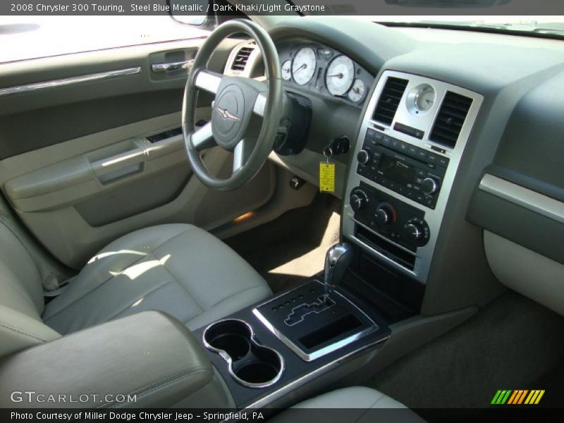 Steel Blue Metallic / Dark Khaki/Light Graystone 2008 Chrysler 300 Touring