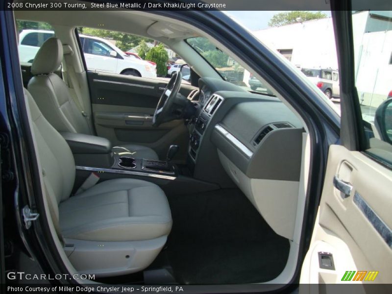 Steel Blue Metallic / Dark Khaki/Light Graystone 2008 Chrysler 300 Touring