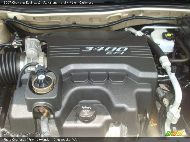 Sandstone Metallic / Light Cashmere 2007 Chevrolet Equinox LS
