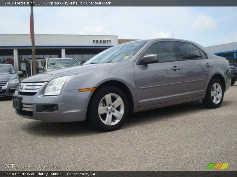 Tungsten Grey Metallic / Charcoal Black 2007 Ford Fusion SE