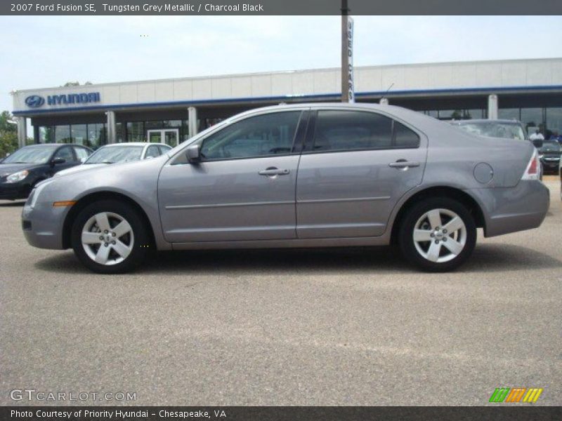 Tungsten Grey Metallic / Charcoal Black 2007 Ford Fusion SE