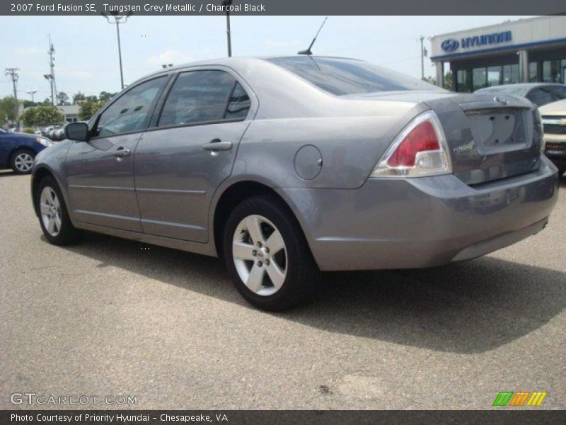 Tungsten Grey Metallic / Charcoal Black 2007 Ford Fusion SE
