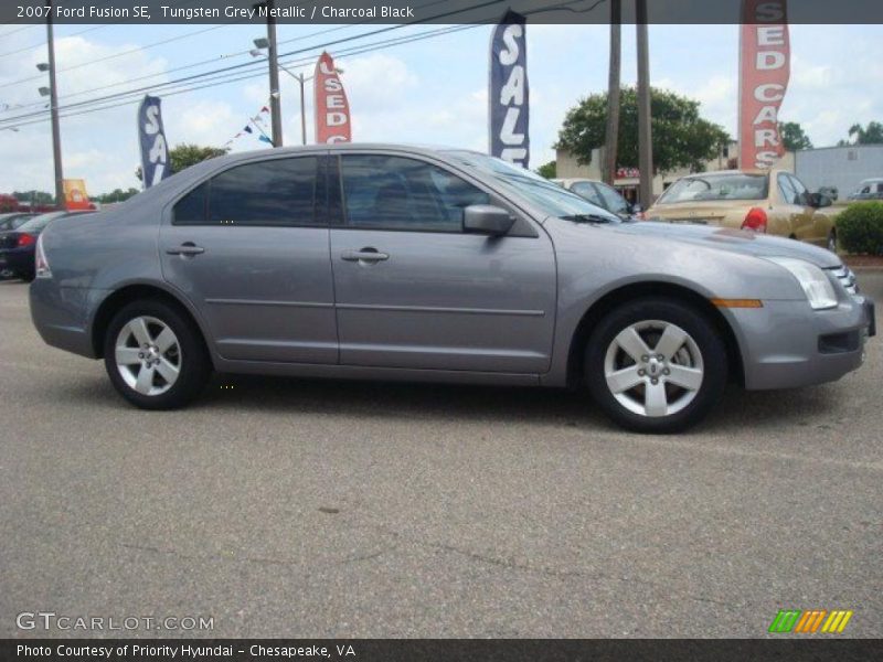 Tungsten Grey Metallic / Charcoal Black 2007 Ford Fusion SE
