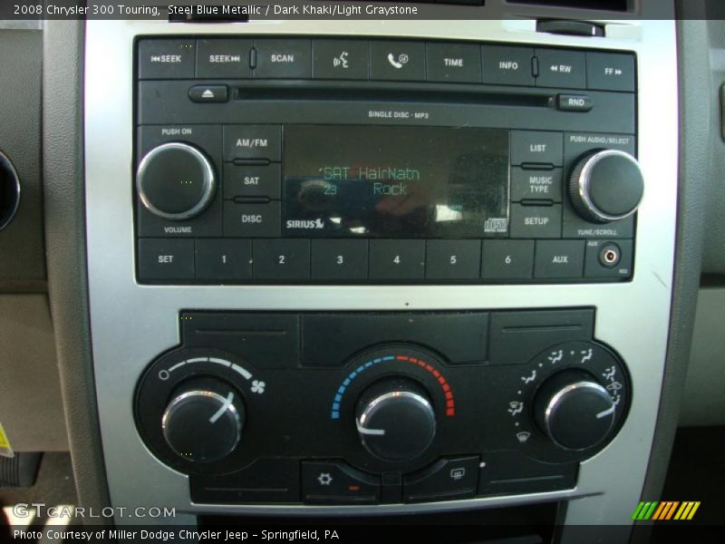 Steel Blue Metallic / Dark Khaki/Light Graystone 2008 Chrysler 300 Touring