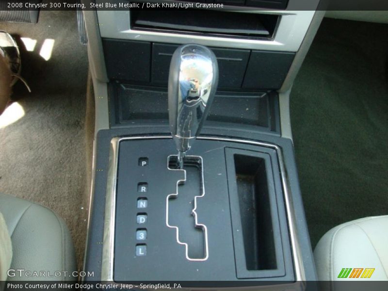 Steel Blue Metallic / Dark Khaki/Light Graystone 2008 Chrysler 300 Touring