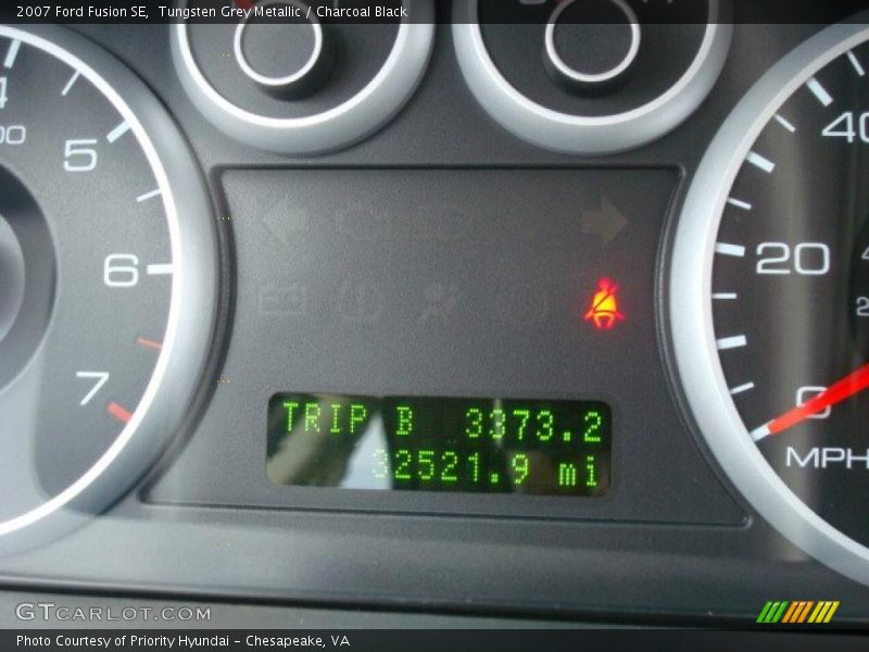 Tungsten Grey Metallic / Charcoal Black 2007 Ford Fusion SE