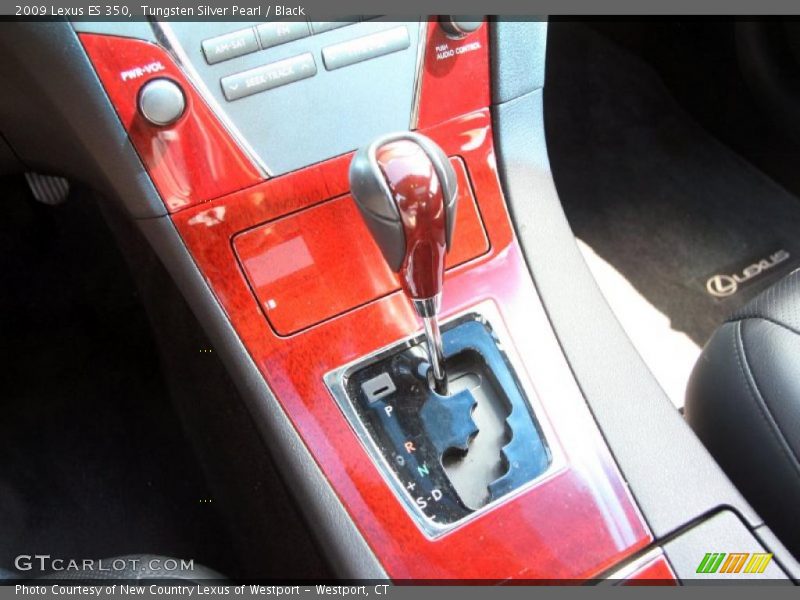 Tungsten Silver Pearl / Black 2009 Lexus ES 350