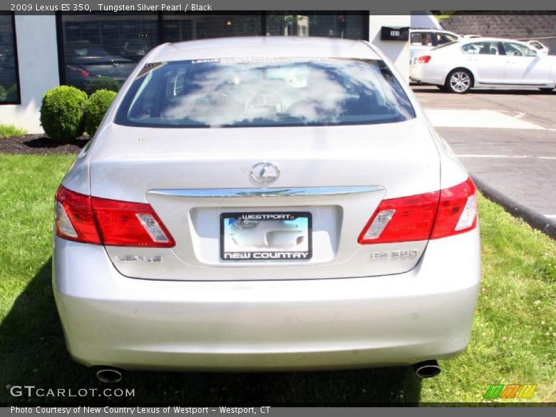 Tungsten Silver Pearl / Black 2009 Lexus ES 350