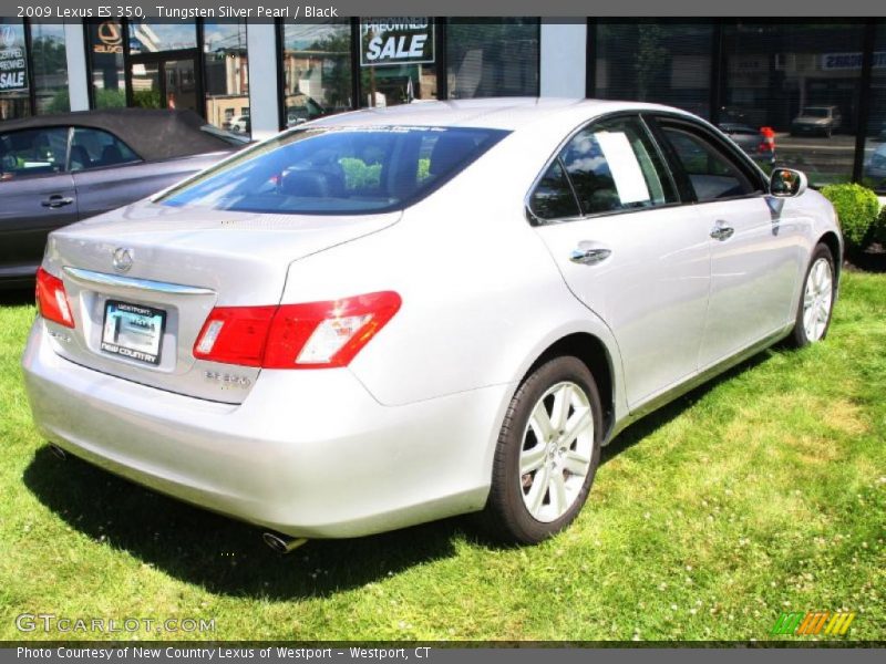 Tungsten Silver Pearl / Black 2009 Lexus ES 350