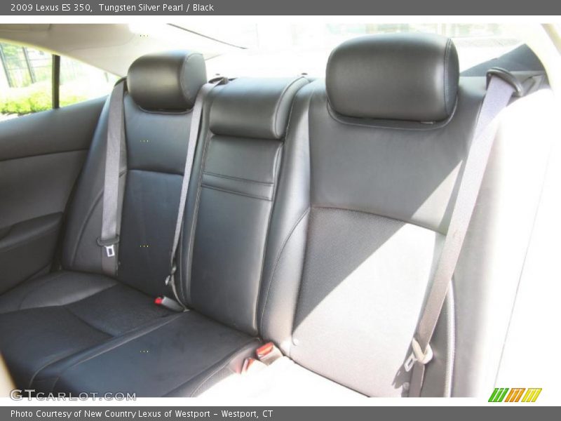 Tungsten Silver Pearl / Black 2009 Lexus ES 350