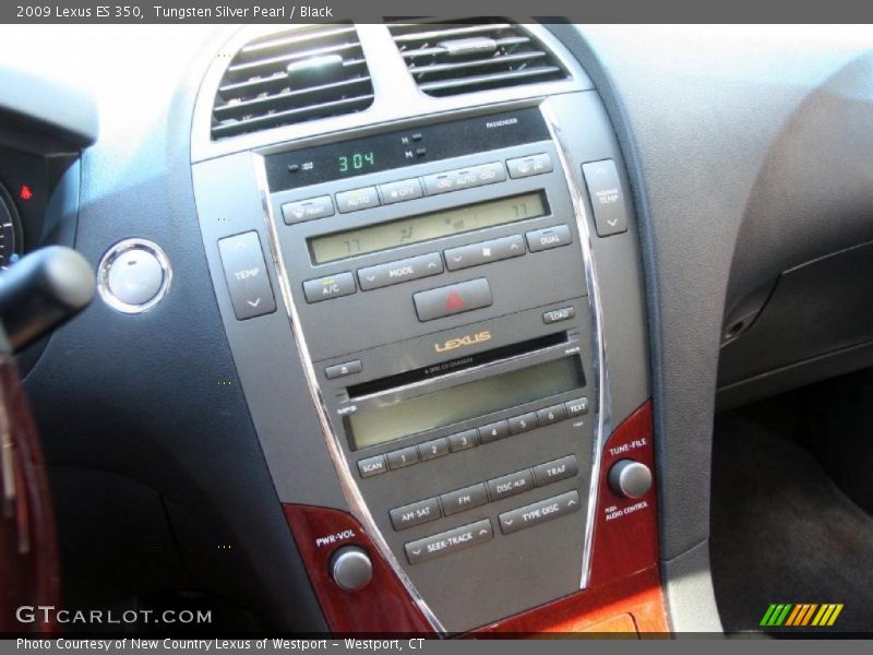 Tungsten Silver Pearl / Black 2009 Lexus ES 350