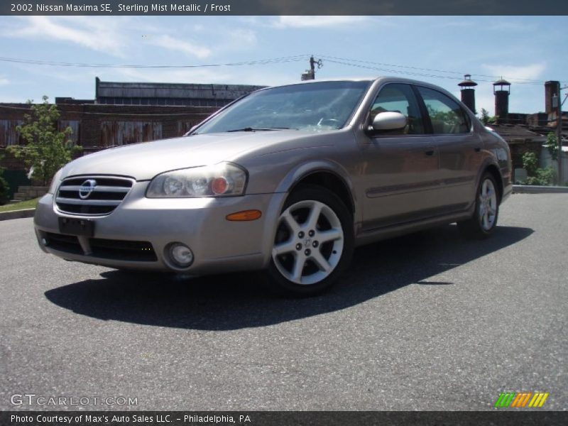 Sterling Mist Metallic / Frost 2002 Nissan Maxima SE