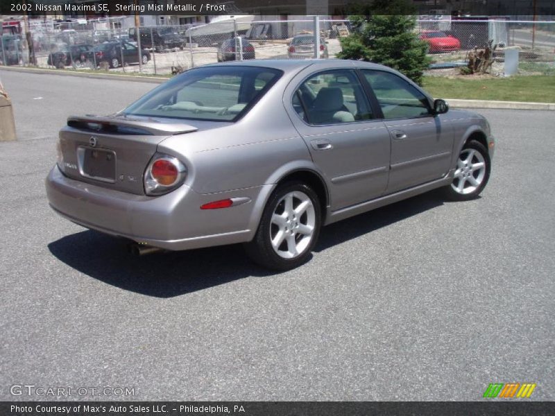 Sterling Mist Metallic / Frost 2002 Nissan Maxima SE