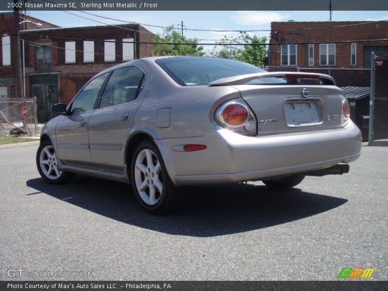 Sterling Mist Metallic / Frost 2002 Nissan Maxima SE