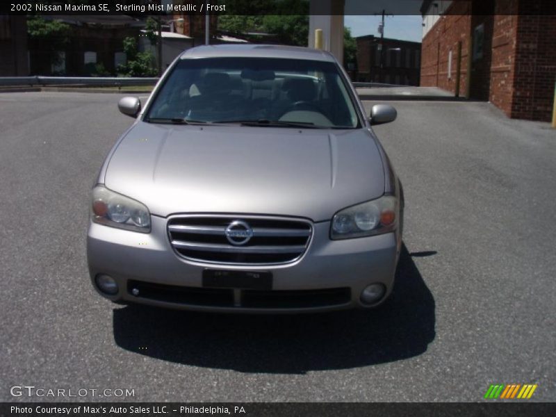 Sterling Mist Metallic / Frost 2002 Nissan Maxima SE