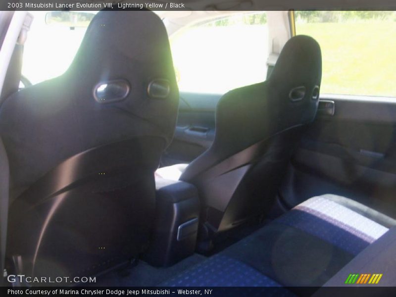 Lightning Yellow / Black 2003 Mitsubishi Lancer Evolution VIII