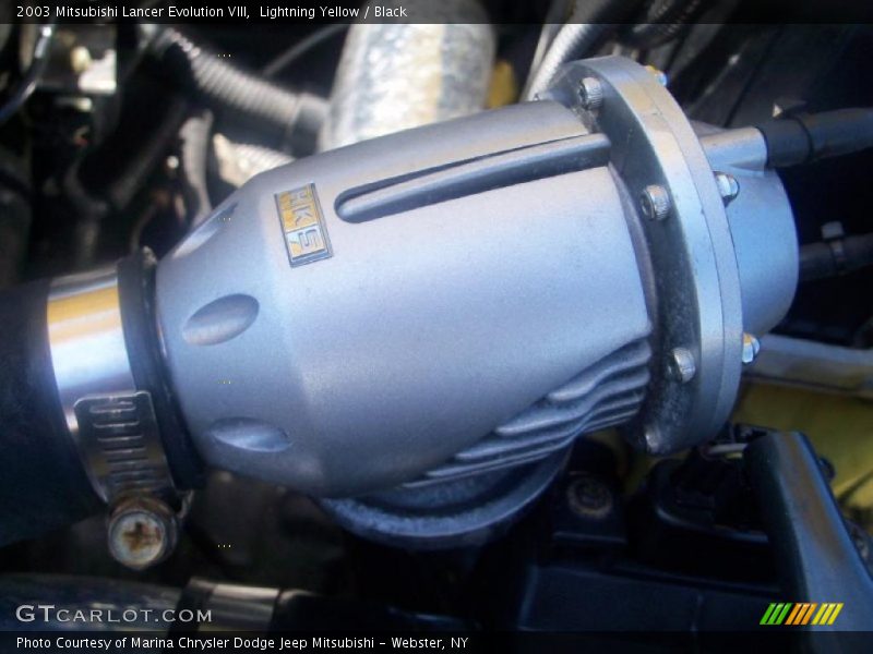 Lightning Yellow / Black 2003 Mitsubishi Lancer Evolution VIII