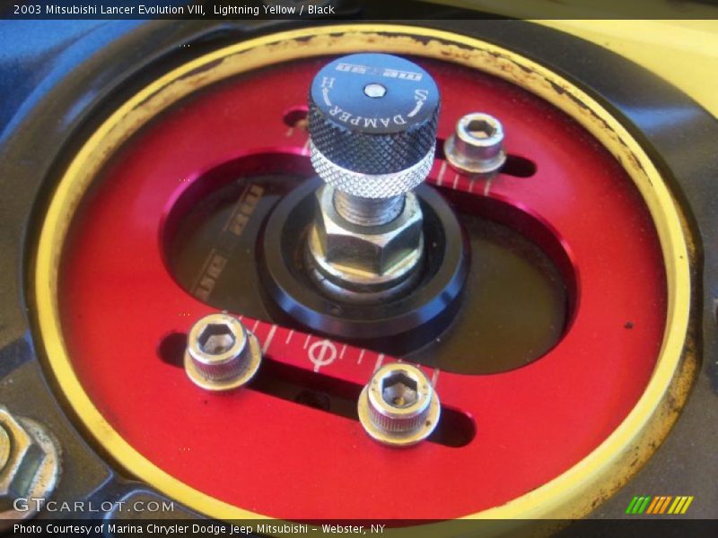 Lightning Yellow / Black 2003 Mitsubishi Lancer Evolution VIII
